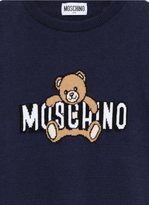 Суитшърт с `Teddy` принт Moschino Kids — снимка 2