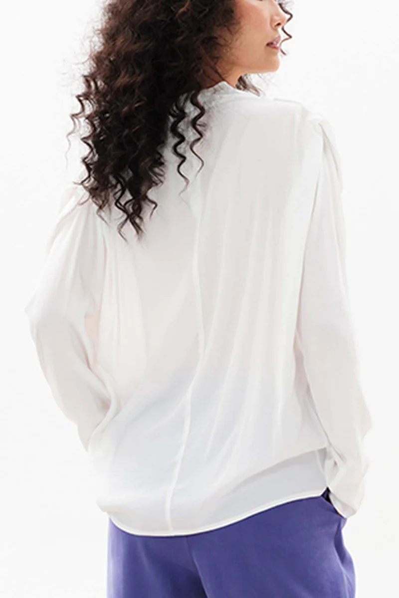 Блуза "Painterly" Loose W231702 12465-offwhite — снимка 2