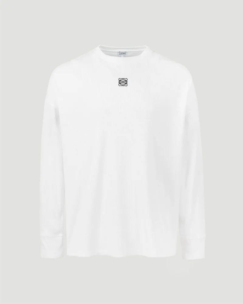 Overszied Long Sleeve T-Shirt in White