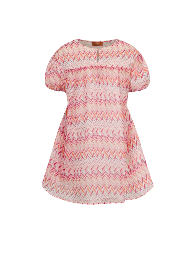 Рокля с принт 'Zig-Zag' Missoni Kids