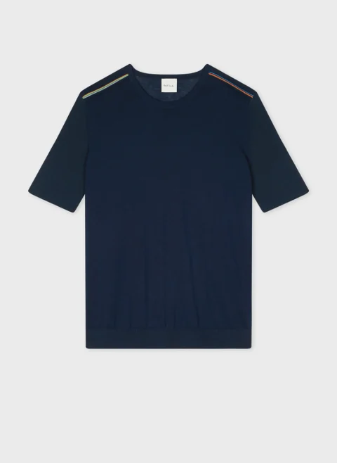 Тишърт от фино плетиво 'Signature Stripe' Paul Smith — снимка 4
