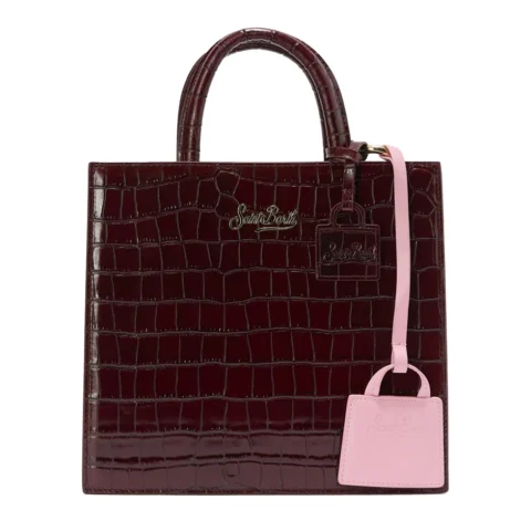 Ключодържател Pink leather bag SAINT BARTH — снимка 4