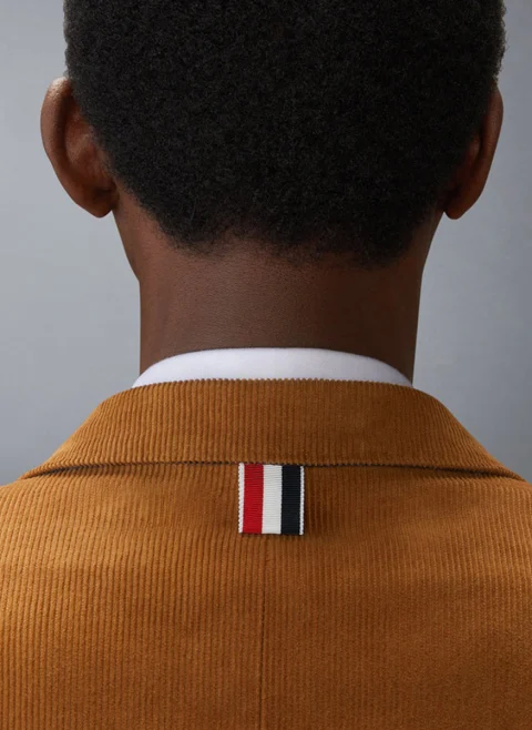 Сако от рипсено кадифе Thom Browne — снимка 3