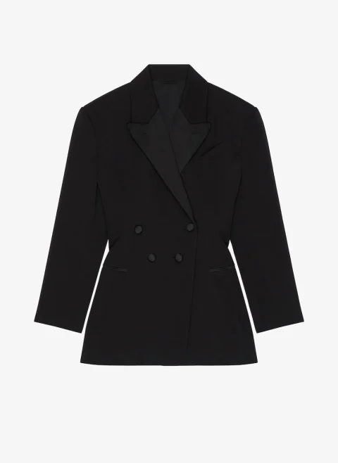 Сако от вълна с плисиран мотив Givenchy — снимка 3