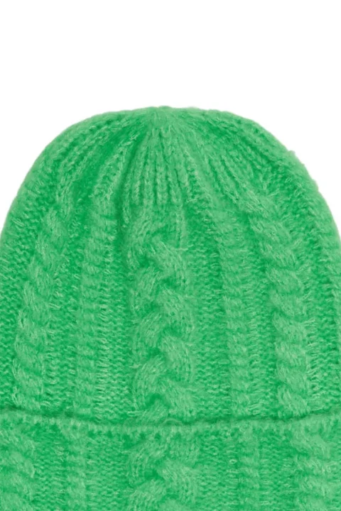 Шапка Onlsanna Knit Beanie Cc 15299765 16-6240 TCX island green — снимка 2