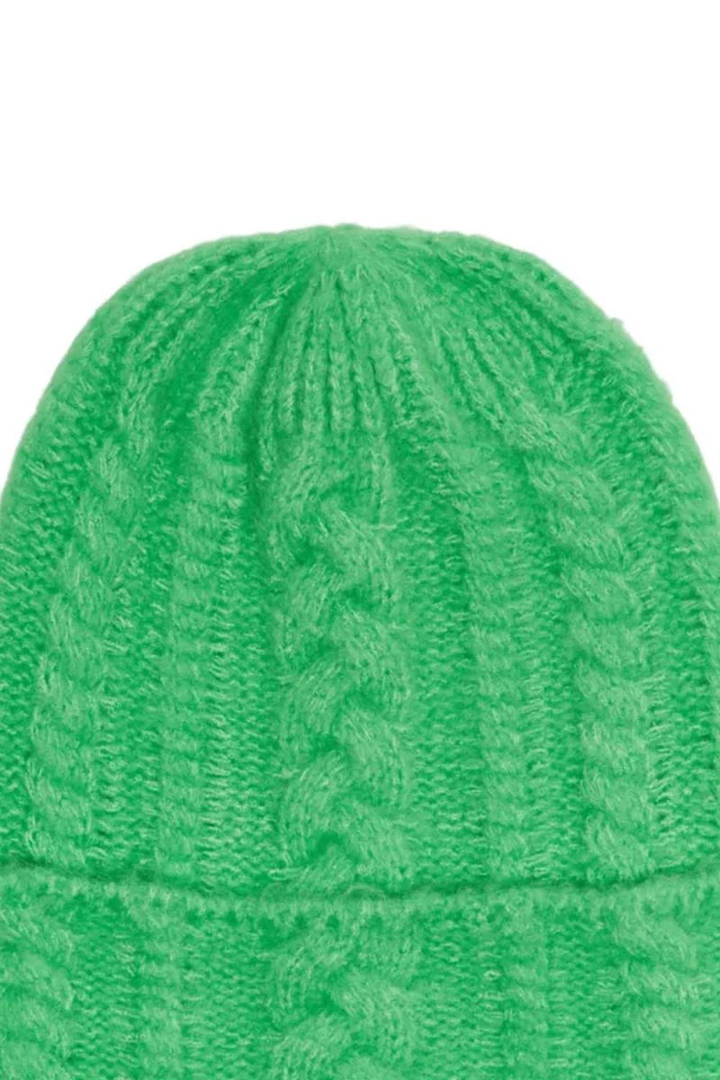 Шапка Onlsanna Knit Beanie Cc 15299765 16-6240 TCX island green — снимка 2