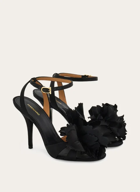 Сандали на ток `Flower` Ferragamo — снимка 2
