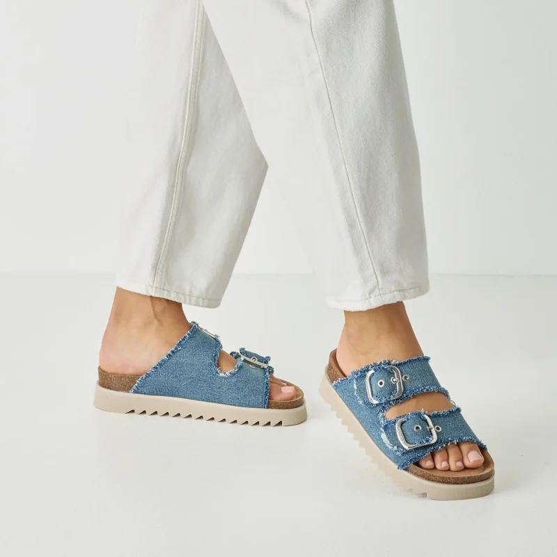 Дамски Чехли Комфорт TAMARIS – 1-27514-46-802 DENIM — снимка 7