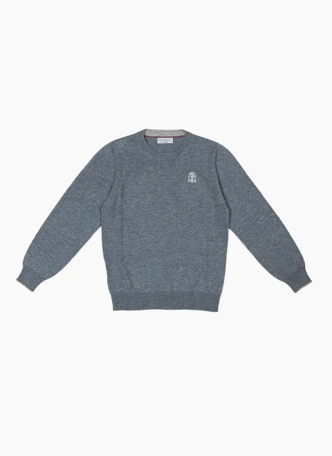 Пуловер от кашмир Brunello Cucinelli Kids