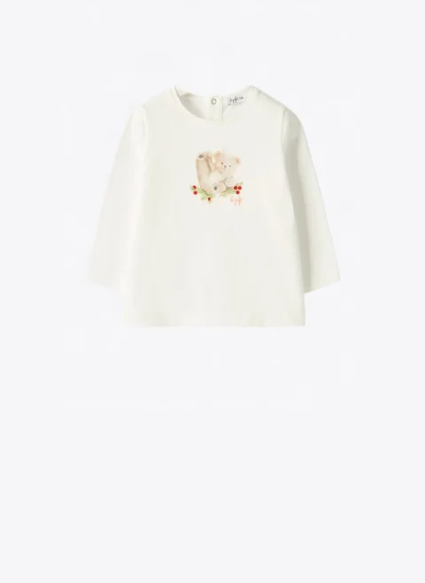Блуза с принт 'Bear' Il Gufo
