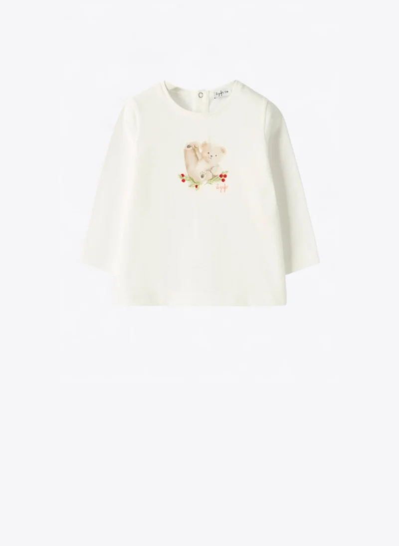Блуза с принт 'Bear' Il Gufo