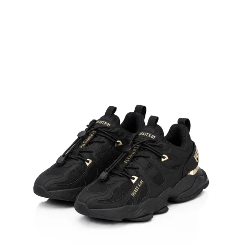 Мъжки черни маратонки BEAST X-01 NAPPA PLEIN SPORT — снимка 6