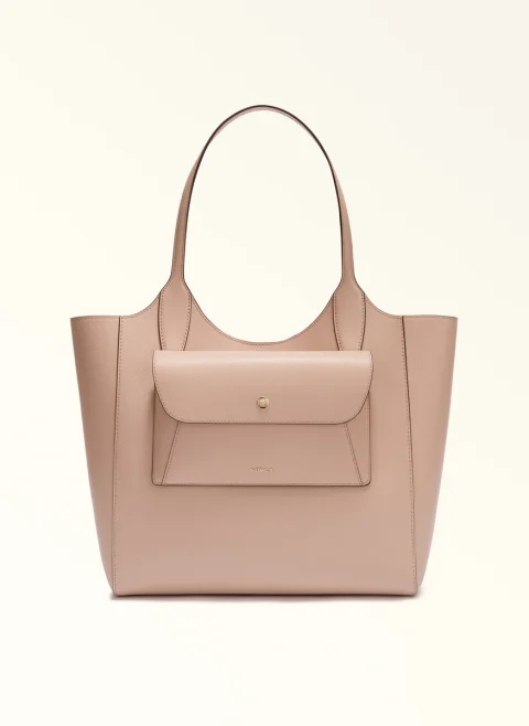 Чанта 'Tote' Furla Lea Anemone Pink M