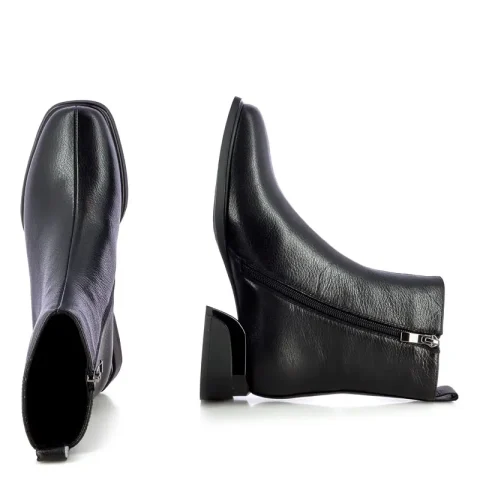 Дамски Боти На Ток CARLO FABIANI – 26366006 BLACK LEATHER — снимка 5