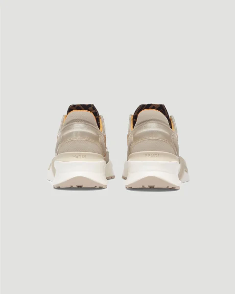 Fendi Flow Sneakers in Beige — снимка 4