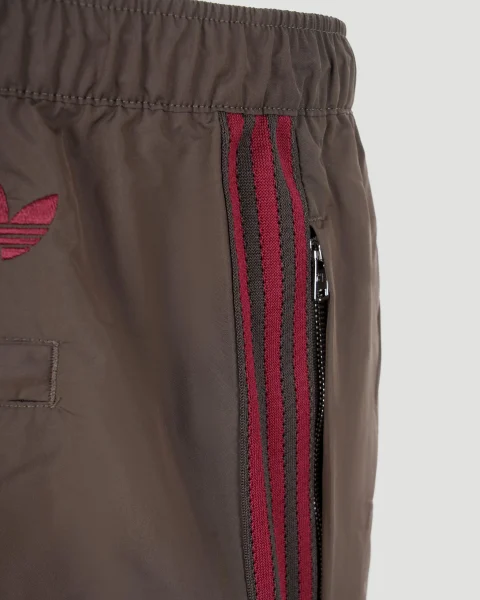 Nylon Track Pants in Brown — снимка 4