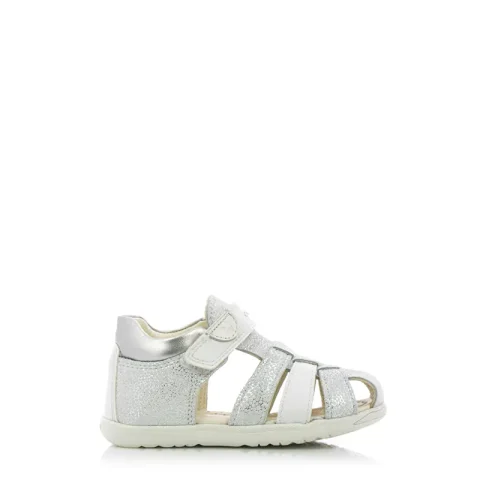 Сникърс Момичета GEOX – B254WB C0626 B SANDAL MACCHIA GIR OFF WHI/SIL