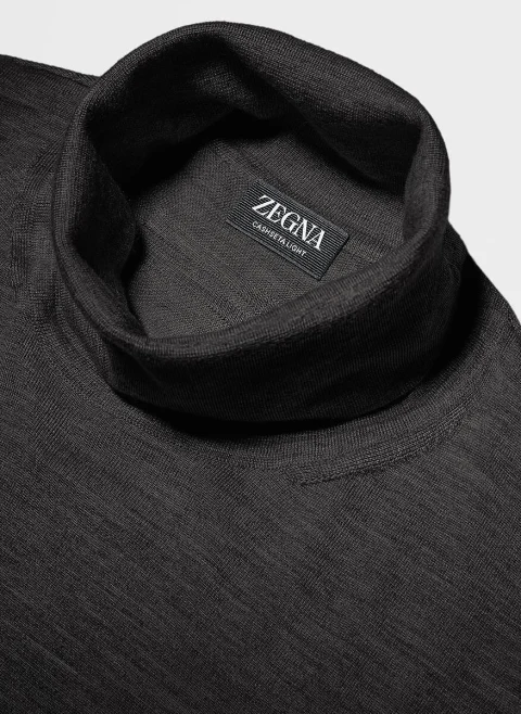 Поло пуловер от коприна и кашмир Zegna — снимка 4