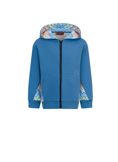 Суитшърт с контрастни детайли Missoni Kids
