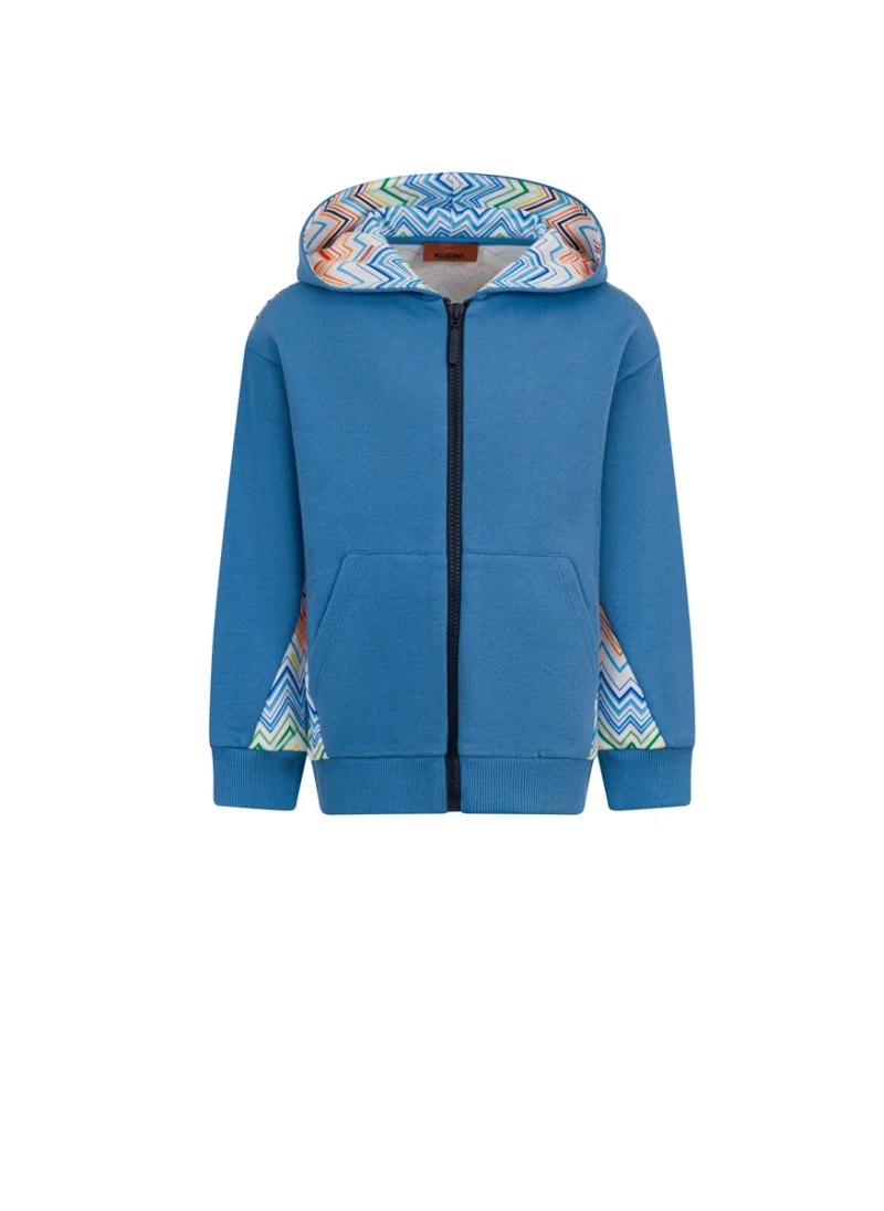 Суитшърт с контрастни детайли Missoni Kids