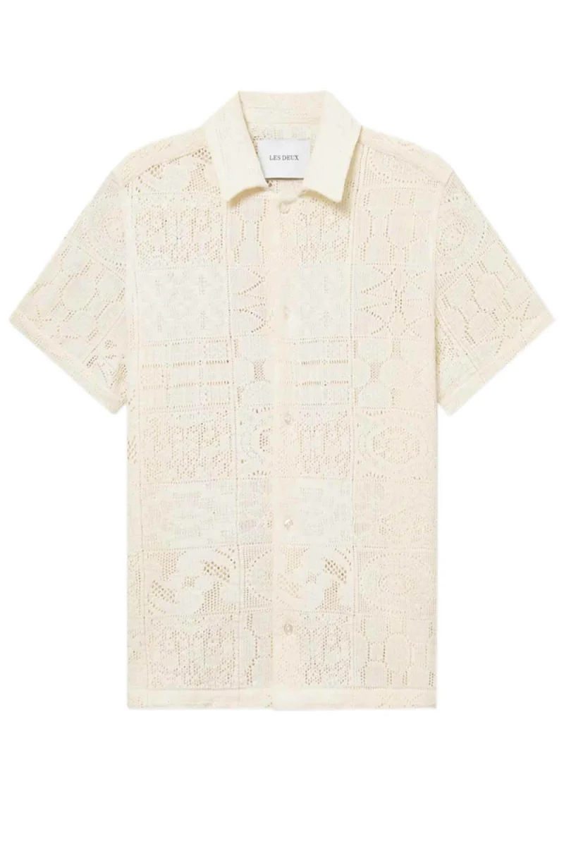 Риза Hector Lace Ss LDM401098 215215-ivory