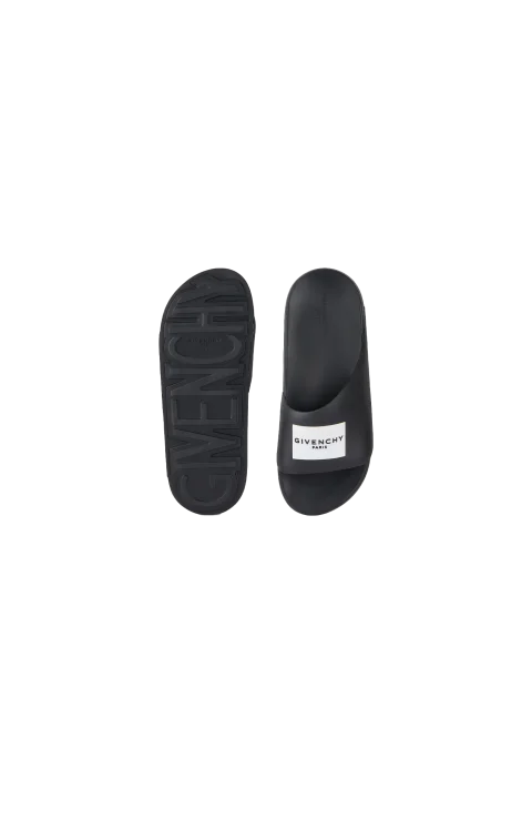 Rubber Slide with Logo in Black — снимка 2