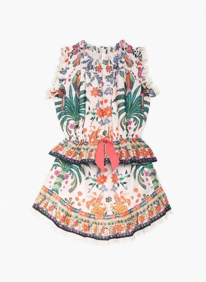 Блуза с принт Zimmermann Kids