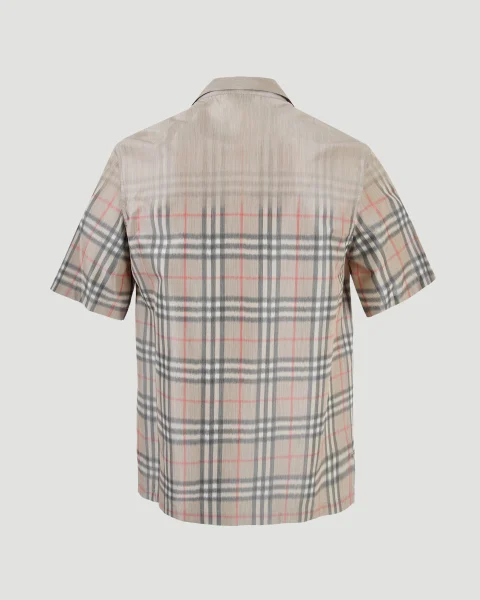 Gradient Check Cotton Shirt — снимка 2