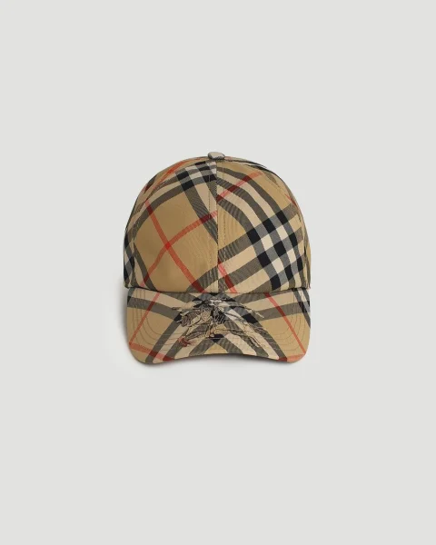 Check EKD Twill Baseball Cap in Sand