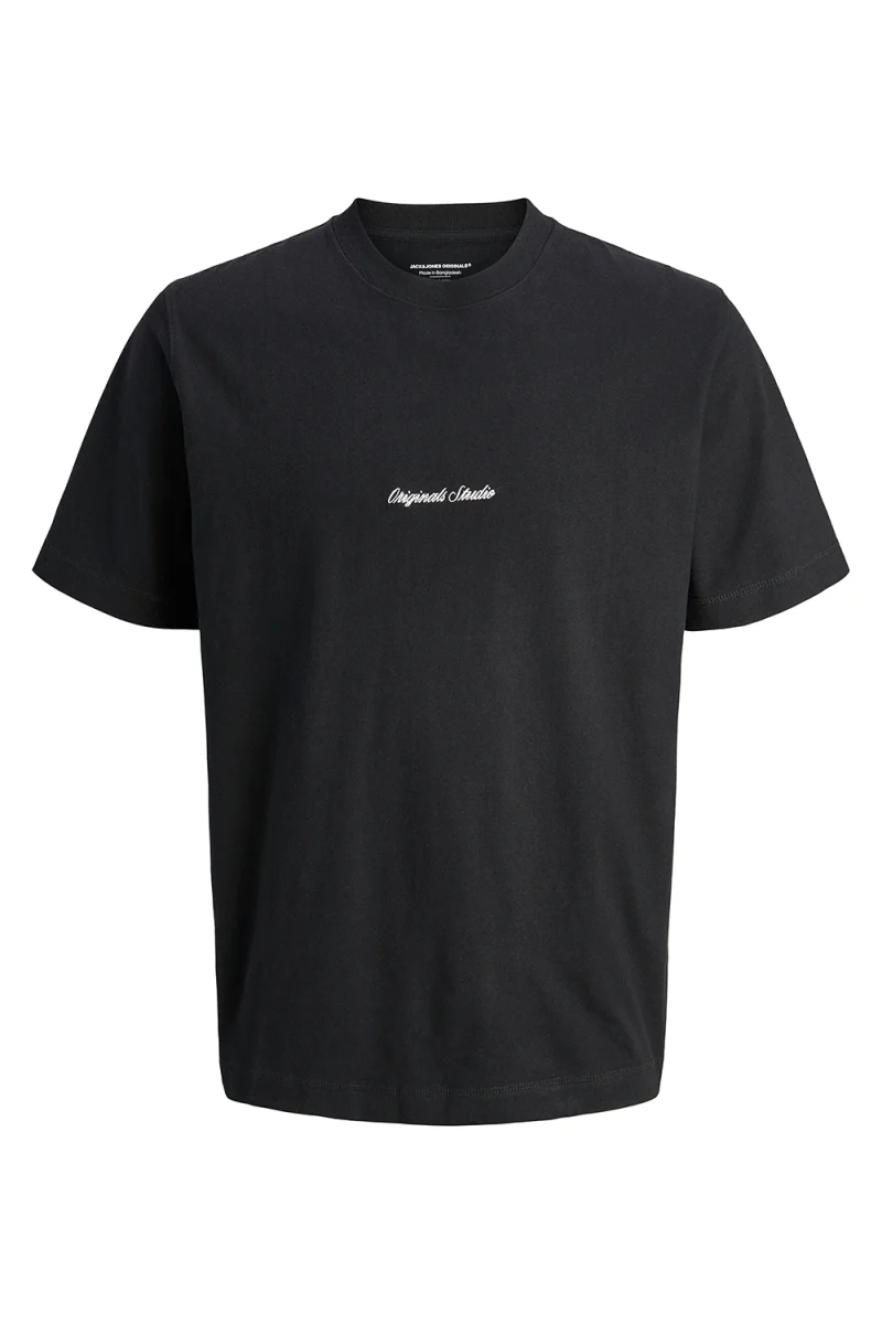 T-Shirt Jornorrebro Emb Ss Crew Neck 12282892 C-N10 black