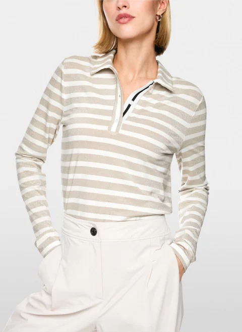 Полошърт с лурекс Marc Cain Sports — снимка 2