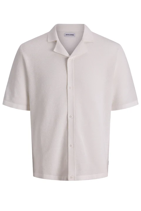 Риза Jjchris Knit Resort Ss 12288537 11-4201 TCX cloud dancer