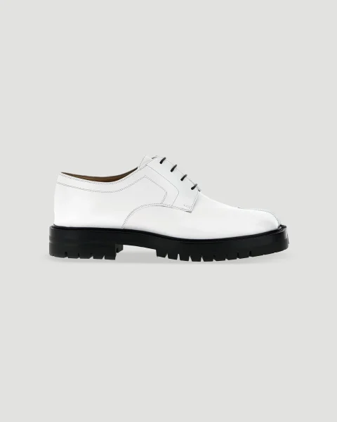 Tabi Lace-Ups in White
