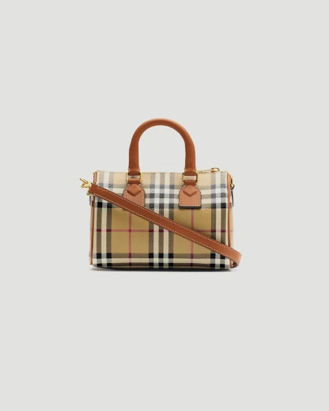 Mini Check Bowling Bag — снимка 2