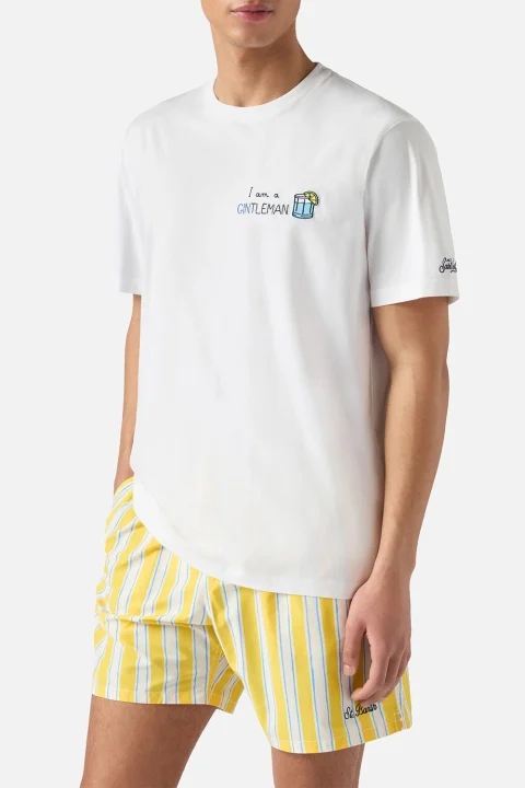 T-Shirt Portofino POT0001-01992L gintleman 01n emb — снимка 2