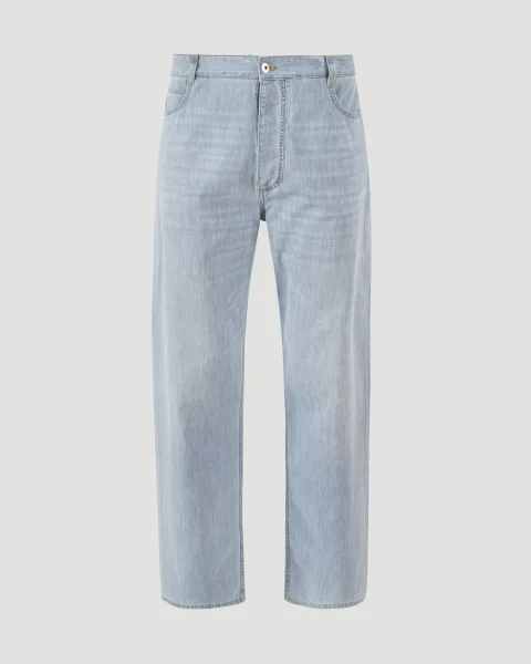 Light Blue Cotton Jeans