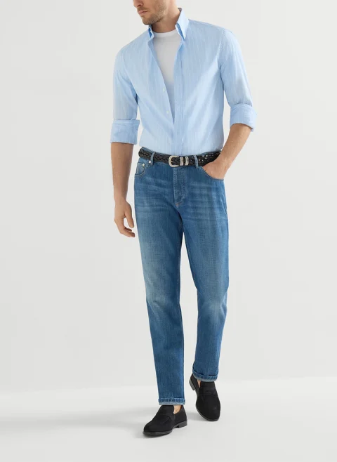 Деним 'Regular-fit' Brunello Cucinelli — снимка 2