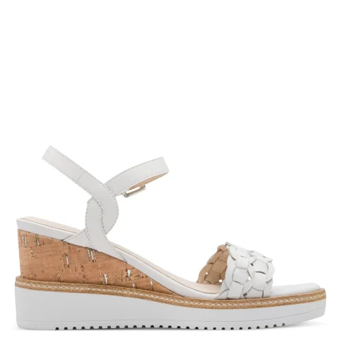 Дамски Сандали На Платформа TAMARIS – 1-28334-46-100 WHITE — снимка 2