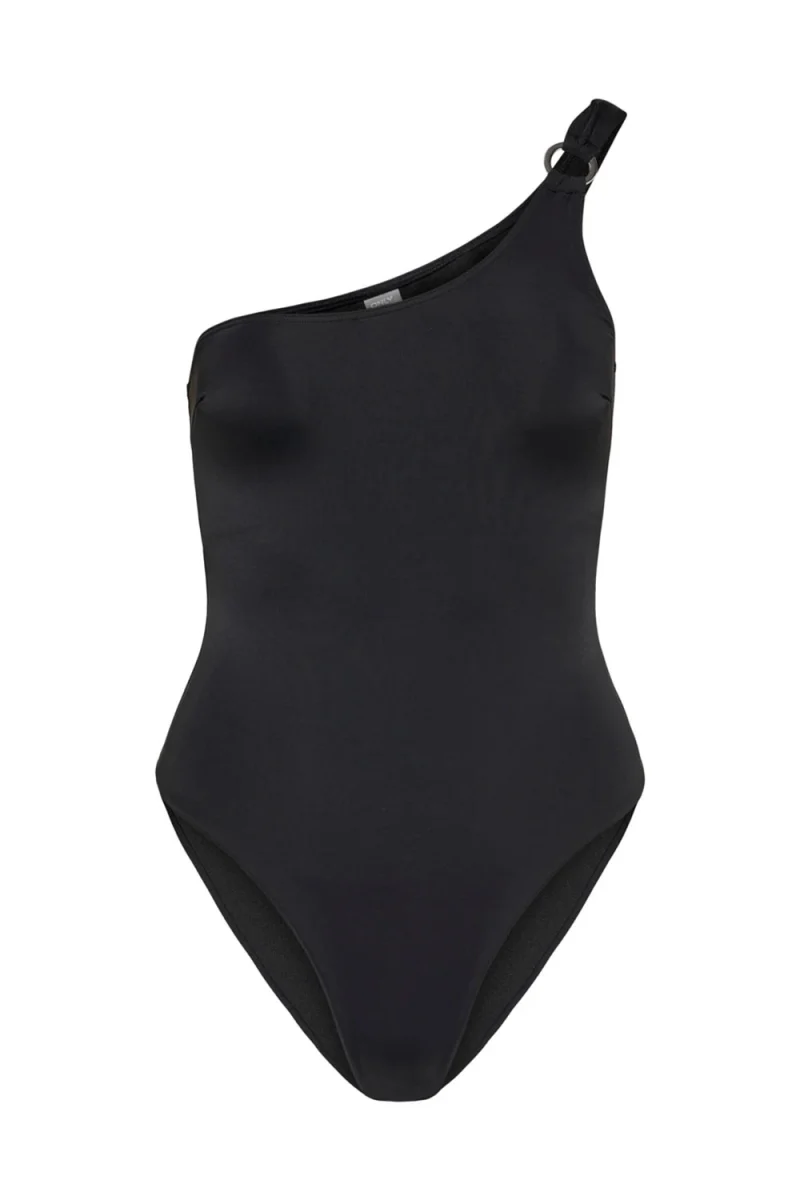 Бански Onltassy Ring One- Shoulder Swimsuit 15282094 C-N10 black