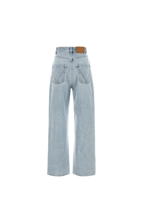 Light Bleach Wide Jeans — снимка 2
