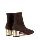 Дамски кафяви боти Casadei — снимка 6
