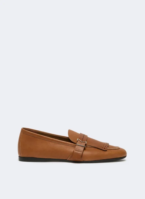 Мокасини от естествена кожа Max Mara Mxamister