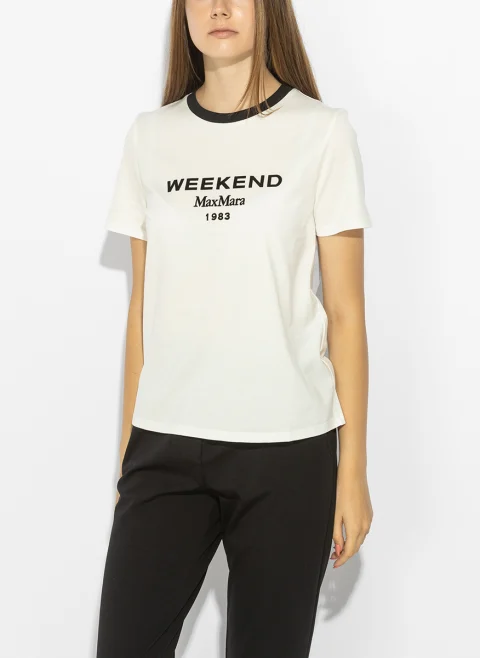 Тишърт с принт Weekend Max Mara Wkdedison — снимка 5
