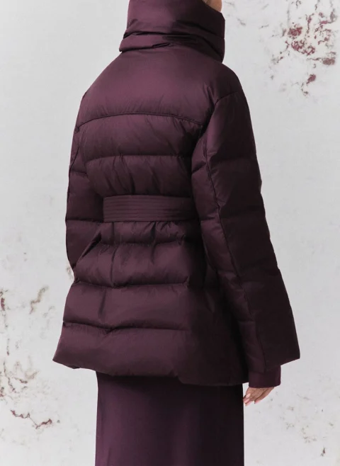 Пухено яке с 'Water repellent' обработка Marella Monochrome Mlldalmata — снимка 5