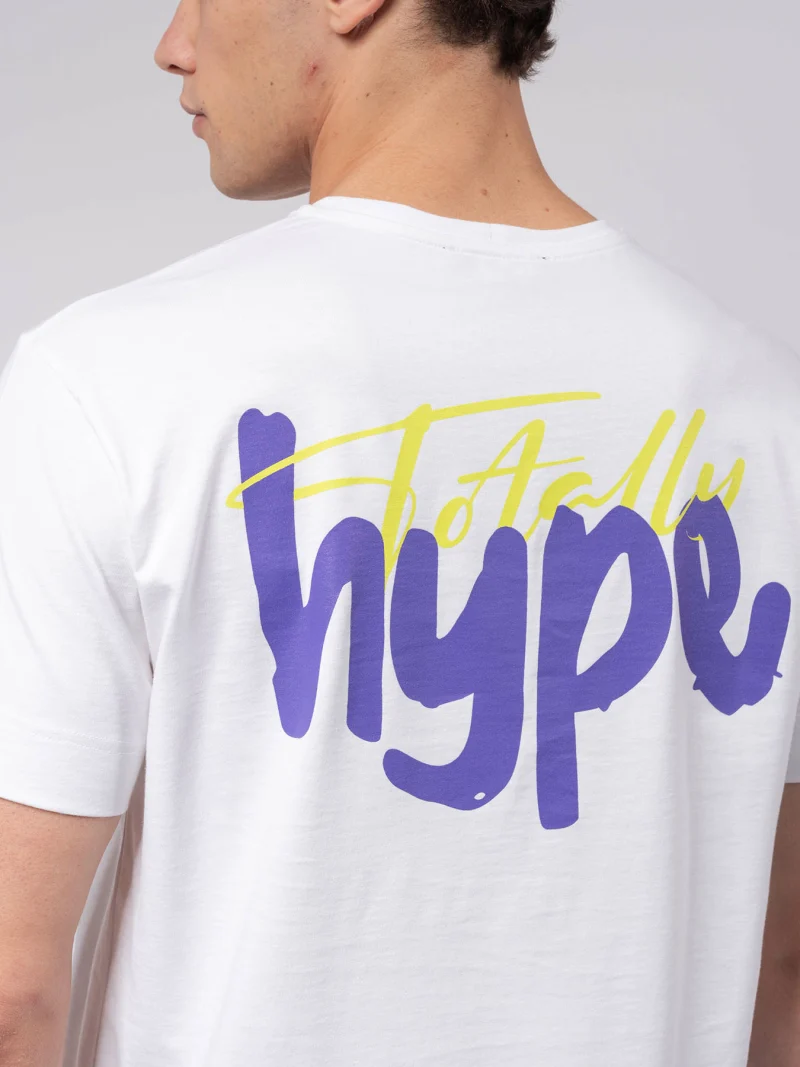 Бяла тениска TOTALLY x hype — снимка 8