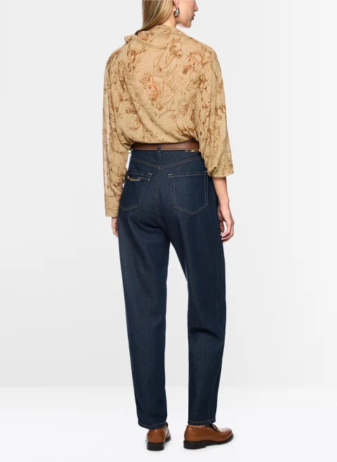 Деним с метален детайл 'Feura' Marc Cain Collections — снимка 3
