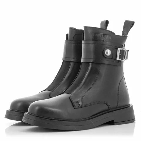 Дамски Равни Боти CARLO FABIANI – 028-9436 BLACK — снимка 3