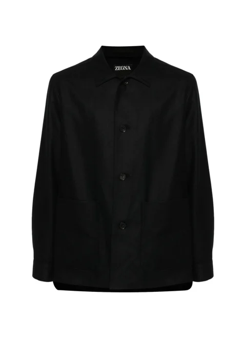 Риза от 100% вълна 'Overshirt' Zegna — снимка 5