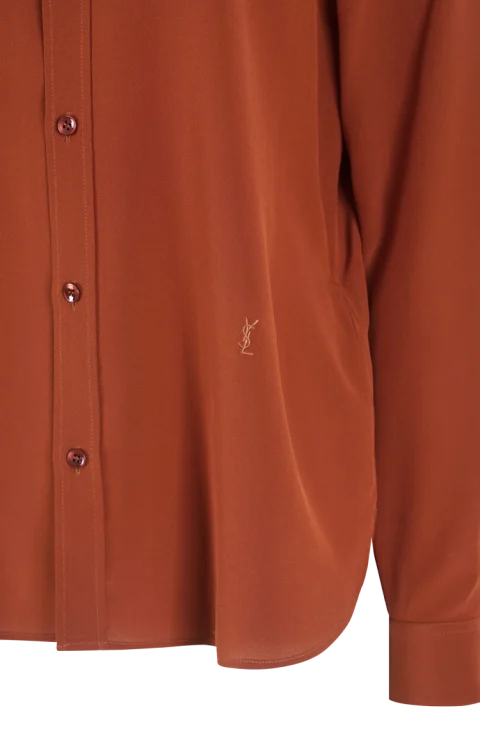 Cassandre Shirt in Silk-Crepe — снимка 2