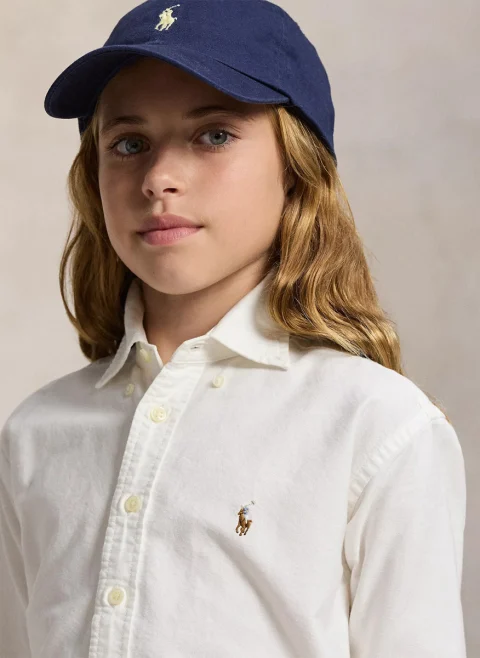 Риза с бродерия Ralph Lauren Kids 7-14 — снимка 2